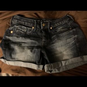 Mossimo High Rise Mid Shorts Size 2 Waist 26